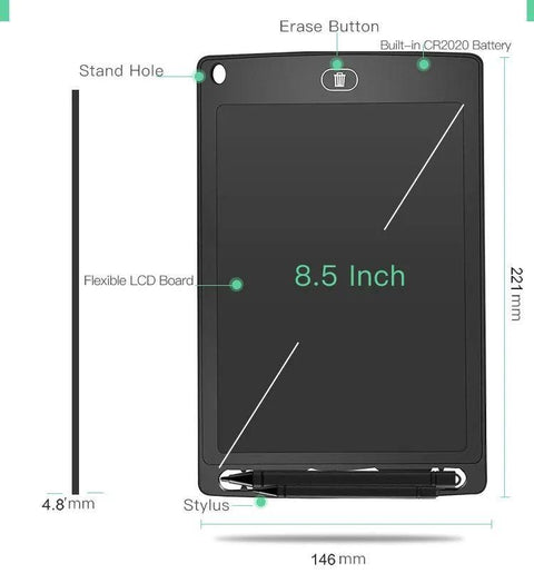 LCD Writing Tablet, Single Color